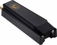 MSI AXE5400 WiFi 6E USB Adapter - WLAN up to 5400 Mbps (6GHz, 5GHz, 2.4GHz Wireless), USB 3.2 Gen 1, MU-MIMO, 2X High-Gain Tri-Band Antennas, Beamforming, WPA3 - Cradle Included thumbnail 5