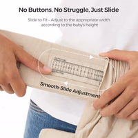 Momcozy Newborn Carrier WeeSnug- Lightweight and Cozy Comfort for 7-25 lbs, Ergonomic Cross-Back Support, Effortless to Put On, Hands-Free Baby Carrier with Lumbar Support, Khaki thumbnail 4