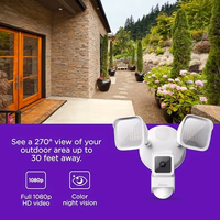 Roku Floodlight Camera for Home Security, Wired Outdoor Security Camera with 270° 1080p HD Night Vision, Dimmable Floodlights, Motion & Sound Detection, Remote Monitoring, 90-Day Subscription Included thumbnail 4