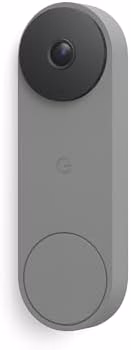 Google Nest Doorbell (Wired, 3rd Gen) - 2K Video and Gemini, Live View, Night Vision, 2-Way Audio - Works with Google Home - 2025 Model - Hazel