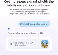 Google Nest Doorbell (Wired, 3rd Gen) - 2K Video and Gemini, Live View, Night Vision, 2-Way Audio - Works with Google Home - 2025 Model - Hazel thumbnail 5
