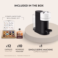 Nespresso Vertuo Next Coffee and Espresso Maker by De'Longhi, White thumbnail 3