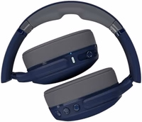 Skullcandy Crusher Evo Wireless Bluetooth Headphones with Multi-Sensory Bass, Noise Isolating Over-Ear Fit, Up to 40 Hours Battery, Microphone for iPhone Android - Blue/Grey thumbnail 5