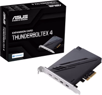 ASUS ThunderboltEX 4 with Intel® Thunderbolt™ 4 JHL 8540 Controller, 2 USB Type-C Ports, up to 40Gb/s bi-Directional Bandwidth, DisplayPort 1.4 Support, up to 100W Quick Charge, Black thumbnail 1
