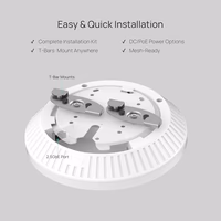 TP-Link Omada WiFi 7 Wireless Access Point - BE5000 Dual Band, 2.5G Port, PoE+ or DC Powered, DC Adapter Included, 5yr Warranty, Captive Portal, Mesh, WPA3, Roaming, Business WiFi Experience(EAP720) thumbnail 4