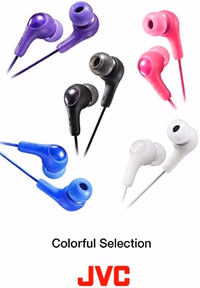 JVC Gumy in Ear Earbud Headphones, Powerful Sound, Comfortable and Secure Fit, Silicone Ear Pieces S/M/L - HAFX7W White thumbnail 4