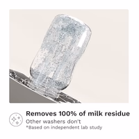 Baby Brezza Baby Bottle Washer Pro - Clinically Proven Better Cleaning - Washer, Sterilizer + Dryer In One Appliance for Essentials like Bottles + Pump Parts – Machine Replaces Brushes + Racks thumbnail 3