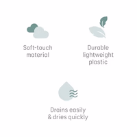 Angelcare Baby Bath Support (Gray) | Ideal for Babies Less Than 6 Months Old thumbnail 4