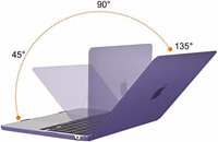 MOSISO Compatible with MacBook Air 13 inch Case M5 2026 M4 2025 M3 M2 2024-2022 A3449 A3240 A3113 A2681, Hard Shell&Keyboard Cover&Screen Film&Pouch for MacBook Air 13.6 inch Case, Imperial Purple thumbnail 3