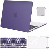 MOSISO Compatible with MacBook Air 13 inch Case M5 2026 M4 2025 M3 M2 2024-2022 A3449 A3240 A3113 A2681, Hard Shell&Keyboard Cover&Screen Film&Pouch for MacBook Air 13.6 inch Case, Imperial Purple thumbnail 1