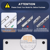 MOSISO Compatible with MacBook Pro 13 inch Case M2 2026 2025 2024 2023 2022-2016 A2338 M1 A2251 A2289 A2159 A1989 A1708 A1706, Plastic Hard Shell&Keyboard Cover&Screen Film&Storage Bag, Navy Blue thumbnail 2