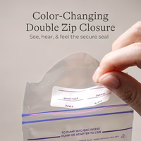 Lansinoh Breastmilk Storage Bags, 100 Count, Baby Essentials, Fast Freeze & Thaw Breast Milk Bags for Baby Bottle Feeding, Strength & Stretch, 6 Ounce thumbnail 5