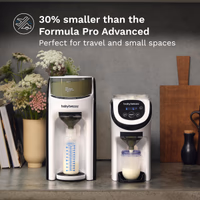 Baby Brezza Formula Pro Mini Baby Formula Mixer Machine Fits Small Spaces and is Portable for Travel– Bottle Makers Makes The Perfect Bottle for Your Infant On The Go, White thumbnail 2