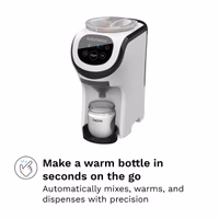 Baby Brezza Formula Pro Mini Baby Formula Mixer Machine Fits Small Spaces and is Portable for Travel– Bottle Makers Makes The Perfect Bottle for Your Infant On The Go, White thumbnail 3