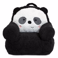 Delta Children Panda Cozee Buddy Chair, Black/White thumbnail 1