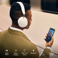 Sonos Ace | Noise Cancelling Wireless Over-Ear Headphones with Bluetooth, 30-Hour Battery Life, Spatial Audio, Dolby Atmos, Dynamic Head Tracking - Black thumbnail 3