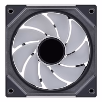 Lian Li UNI Fan SL-Infinity 120mm Reverse Blade-Single Pack-ARGB Fan (Non-Wireless) -Daisy-Chain Design-Infinity Mirror-Cable Management-Customizable Lighting Effects-Black-(UF-RSLIN120-1B) thumbnail 2