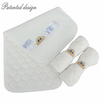 BlueSnail Quilted Thicker Waterproof Changing Pad Liners,3 Count(Snow White 13” x 27”) thumbnail 5