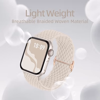 Braided Stretchy Solo Loop Compatible for Apple Watch Band 38mm 40mm 41mm 42mm 44mm 45mm 46mm 49mm for Women Men, Nylon Elastic Straps Wristbands for iWatch Series 11/10 9 8 7 6 5 4 3 SE/Ultra 3 2 1 thumbnail 4