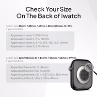 Braided Stretchy Solo Loop Compatible for Apple Watch Band 38mm 40mm 41mm 42mm 44mm 45mm 46mm 49mm for Women Men, Nylon Elastic Straps Wristbands for iWatch Series 11/10 9 8 7 6 5 4 3 SE/Ultra 3 2 1 thumbnail 3