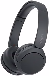 Sony WH-CH520 Wireless Headphones Bluetooth On-Ear Headset with Microphone and up to 50 Hours Battery Life with Quick Charging, Black thumbnail 1