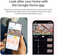 Google Nest Cam Indoor (Wired, 3rd Gen) - Security Camera with 2K Video and Gemini, Night Vision, 2-Way Audio, Works with Google Home - 2025 Model - Snow thumbnail 4