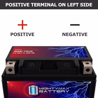 Mighty Max Battery YTZ12S -12 Volt 11 AH, 210 CCA, Rechargeable Maintenance Free SLA AGM Motorcycle Battery thumbnail 3