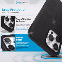 Speck MagSafe Case for iPhone 15 Pro Max - Drop & Camera Protection, Soft-Touch Secure Grip, Wireless Charging Compatible, Fits All 6.7 Inch Models Including iPhone 14 & 13 Pro Max - Grip Black thumbnail 4