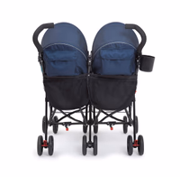 Delta Children LX Side by Side Stroller - with Recline, Storage & Compact Fold, Night Sky thumbnail 3
