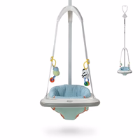 Graco® Bumper Doorway Jumper for Baby, Bounce Seat with Machine Washable Pad, Adjustable Height Baby Jumper, Play Tray for Toys, Caravan thumbnail 1