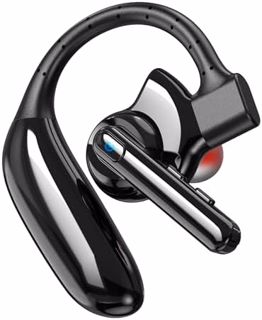 IAMJOY Bluetooth Headset Dual-Mic V5.4 Wireless Bluetooth Earpiece Noise Canceling Hands-Free Headphones 14 Hours Talking Time 140H Standby for Trucker,Office,Driving