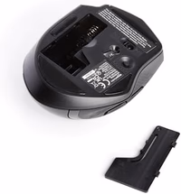 Amazon Basics Portable Wireless Computer Mouse, Ergonomic, 2.4 GHz Optical, DPI Adjustable, Easy to Use, Compatible With PC, Mac, Laptop, Black thumbnail 4