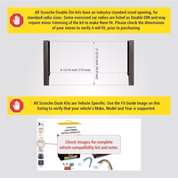 Scosche ICTA3BN Double DIN Radio Install Dash Kit and Harness Compatible with Select 2000-2017 Scion, Subaru and Toyota Vehicles - Complete Basic Car Stereo Installation Kit - Does Not Retain SWC thumbnail 3