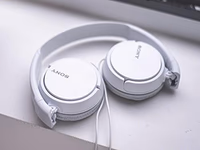 Sony ZX Series Wired On-Ear Headphones, White MDR-ZX110 thumbnail 2