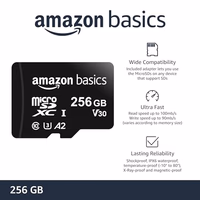 Amazon Basics microSDXC Memory Card with Full Size Adapter, A2, U3, Read Speed up to 100 MB/s, 256GB, Black thumbnail 2