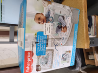 Fisher-Price Portable Baby Chair Sit-Me-Up Floor Seat With Developmental Toys & Machine Washable Seat Pad, Pacific Pebble thumbnail 3