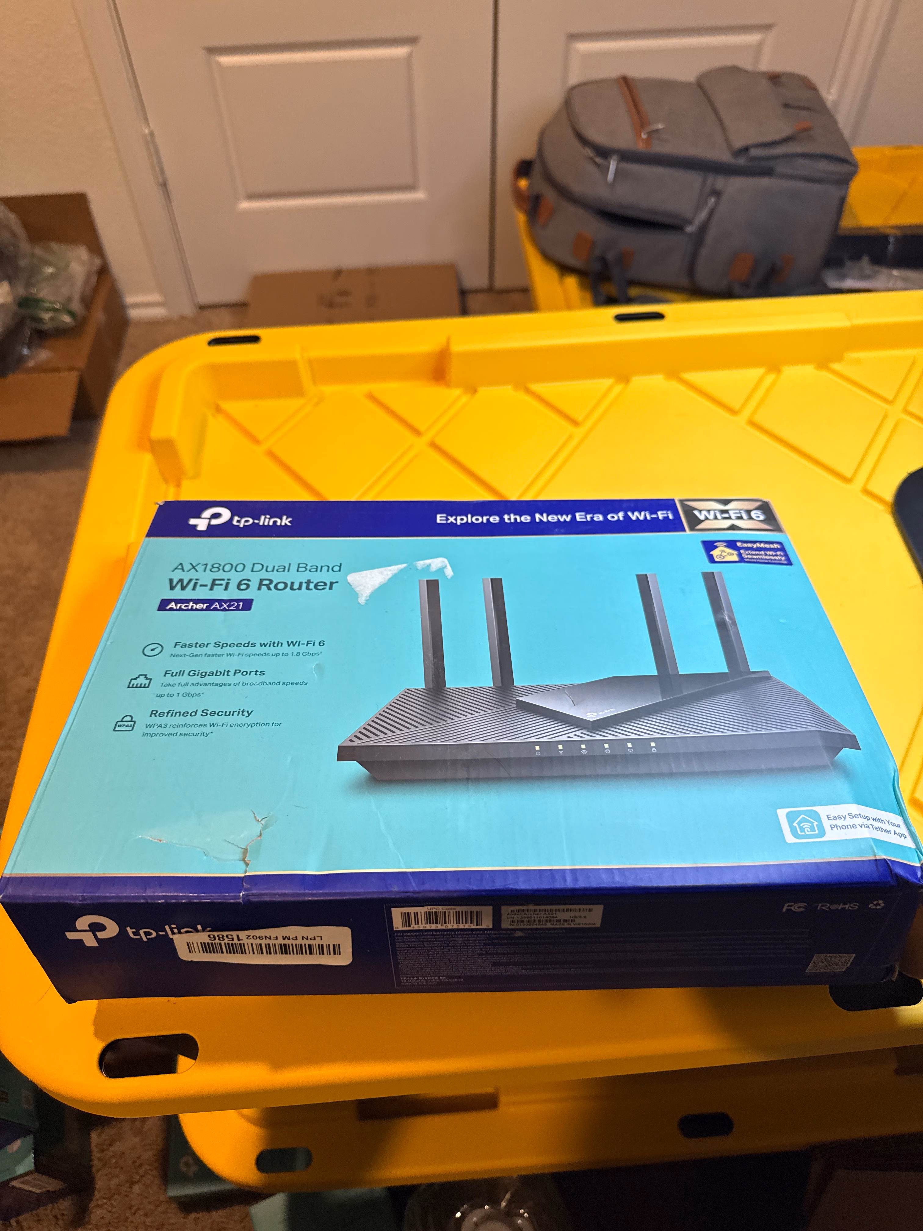 TP-Link AX1800 WiFi 6 Router Archer AX21 Gigabit Easy Mesh thumbnail 2