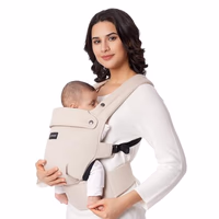 Momcozy Baby Carrier - Ergonomic, Cozy and Lightweight Carrier for 7-45lbs, Effortless to Put On, Ideal for Hands-Free Parenting, Enhanced Lumbar Support, Purehug for Infant to Toddler, Khaki thumbnail 1
