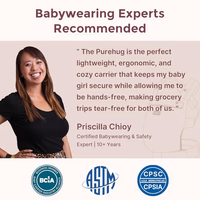 Momcozy Baby Carrier - Ergonomic, Cozy and Lightweight Carrier for 7-45lbs, Effortless to Put On, Ideal for Hands-Free Parenting, Enhanced Lumbar Support, Purehug for Infant to Toddler, Khaki thumbnail 5