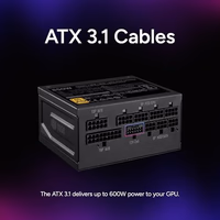 Cooler Master V850 SFX Gold 850W Fully Modular Power Supply – 80+ Gold Certified SFF PSU, ATX 3.1 & PCIe 5.1 Ready, 90° Angled Cable, Low Noise, Small Form Factor ITX PSU, 10-Year Warranty, Black thumbnail 3