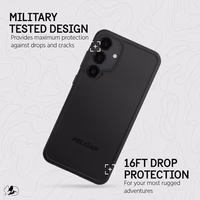 Pelican Protector Samsung Galaxy S25 Plus Case [Wireless Charging] Cover with 16ft Military-Grade Drop Protection - Heavy Duty Protective Case for Samsung Galaxy S25 Plus 6.7" - Black thumbnail 3