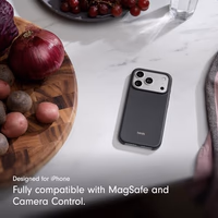 Beats iPhone 17 Pro Case with MagSafe & Camera Control, Matte Finish, Microfiber Lining – Granite Gray thumbnail 4