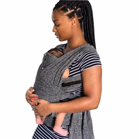 Boppy ComfyFit Adjustable Baby Carrier, 8-35lbs, Heathered Gray, Hybrid Carrier, Newborn to Toddler with Adjustable Straps & Comfort of A Baby Wrap thumbnail 1
