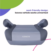 Cosco Topside Backless Booster Car Seat, Lightweight Booster Seats for Cars 40-100 lbs, Backless Booster Seat for Car, Leo thumbnail 5