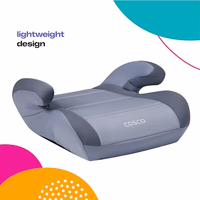 Cosco Topside Backless Booster Car Seat, Lightweight Booster Seats for Cars 40-100 lbs, Backless Booster Seat for Car, Leo thumbnail 4