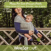 WeeSprout Baby Wraps Carrier - Perfect Child Sling for Newborn and Infant, Enhances Bonding, Soft and Breathable, Ideal for Babywearing thumbnail 4