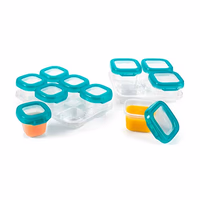 OXO Tot 12-Piece Baby Blocks Set, Teal thumbnail 2
