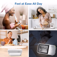 VTech VM819 Baby Monitor with Camera and Audio, 2.8” Screen Portable Baby Camera, Night Vision, 2-Way Audio, Temperature Sensor and Lullabies, Secure Transmission No WiFi, Ideal for Baby/Elderly/Pet thumbnail 4