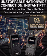 Nationwide LTE Walkie-Talkie - Two-Way Radio - Unlimited Range POC Two Way Radios Set thumbnail 2