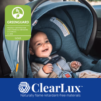 Chicco KeyFit Max Zip ClearLux Infant Car Seat and Base, Rear-Facing Seat for Infants 4-30 lbs., Zip-Open Privacy Shield, Compatible with Chicco Strollers, Baby Travel Gear | Verona/Grey thumbnail 3